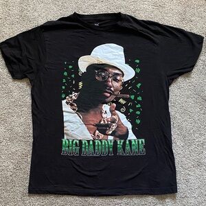 Men’s Big Daddy Kane Graphic T-Shirt, black short-sleeved tee, size medium
